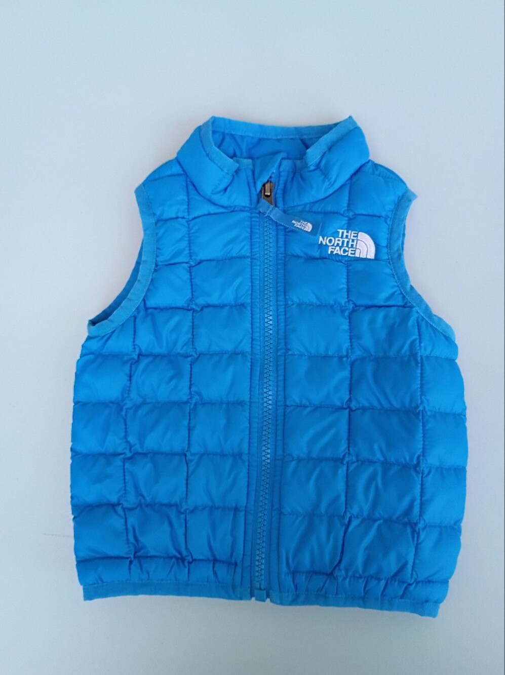 The North Face Thermoball Blue Puffer Vest Baby Infant Size 6-12 Months